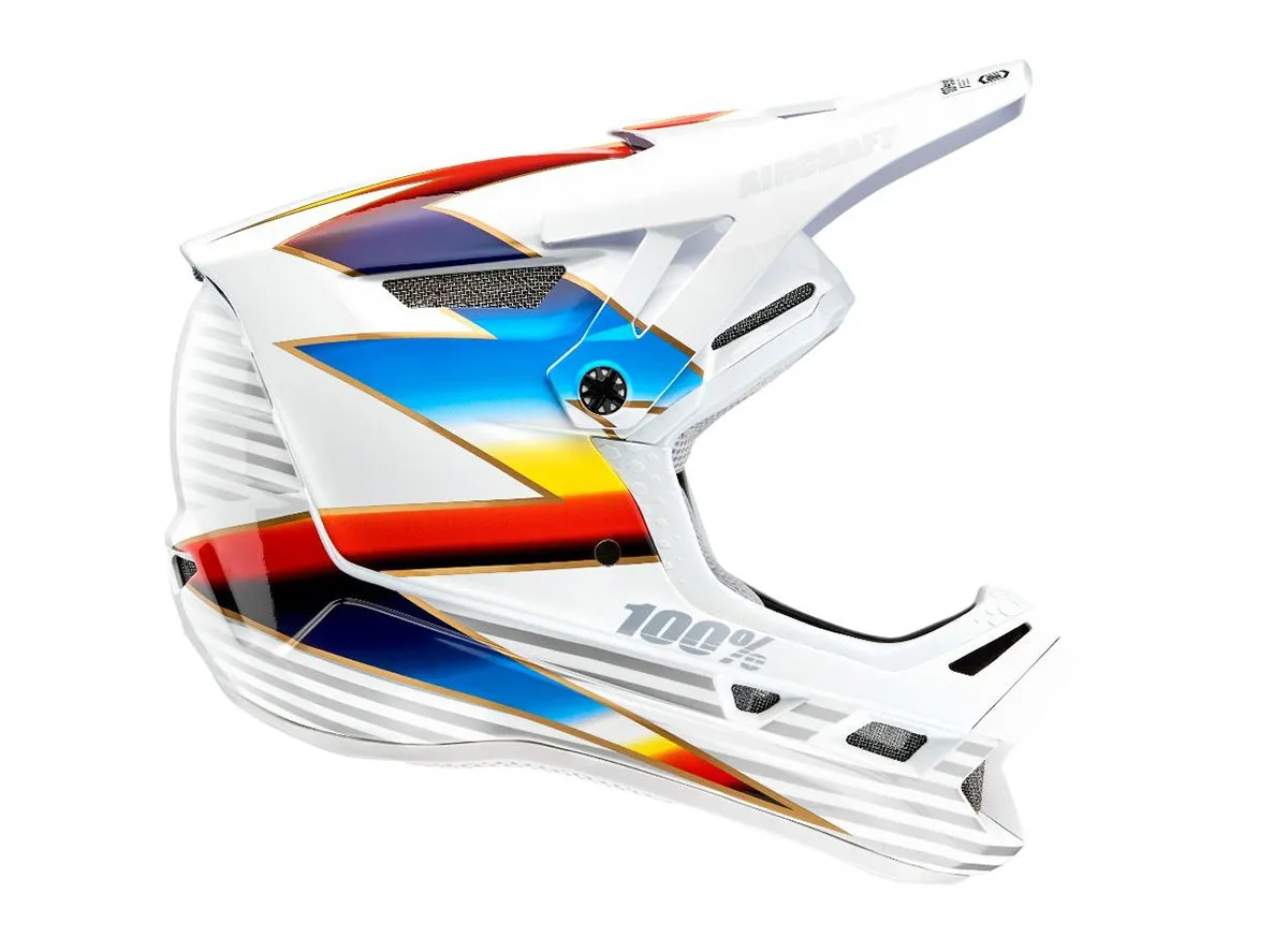 100% Aircraft Composite Full Face Helmet - Knox White