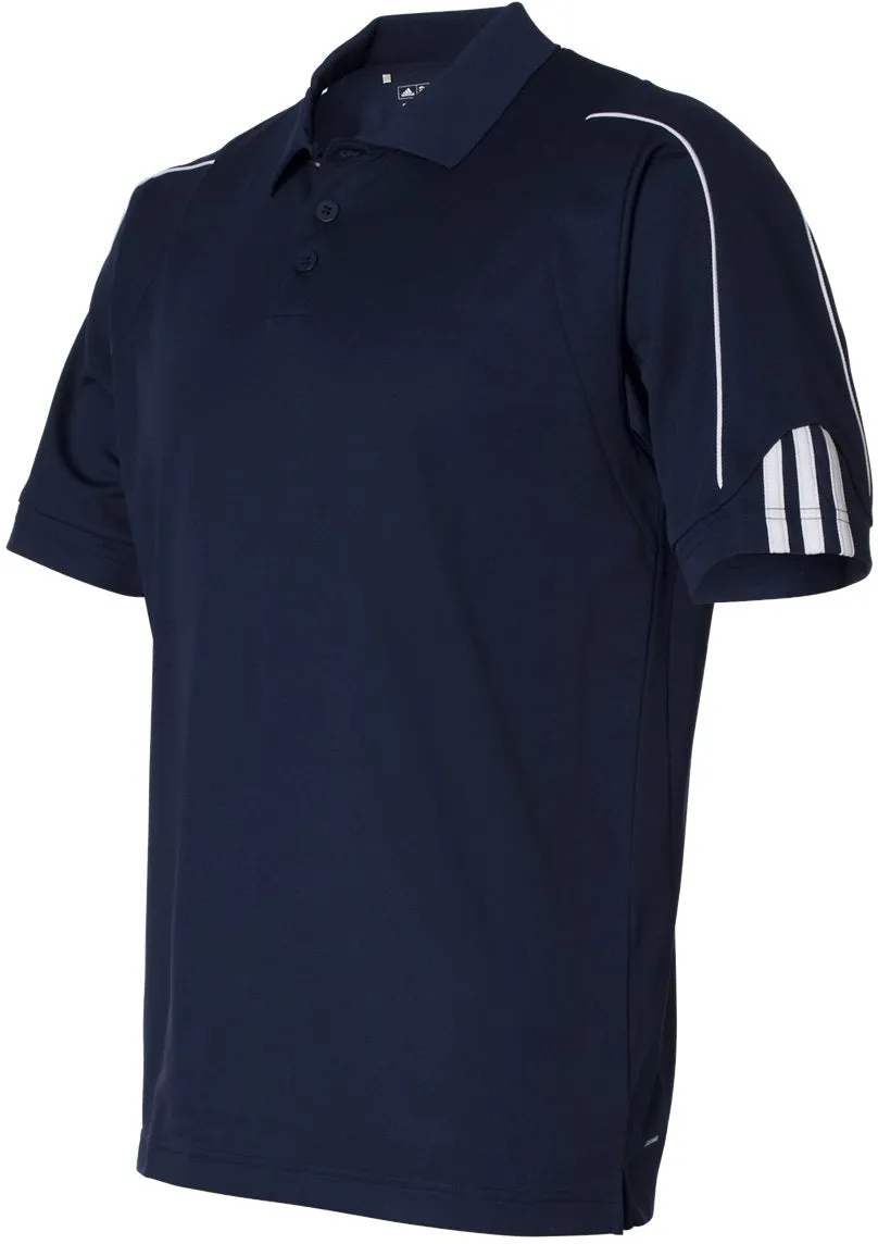 Adidas Climalite 3Stripes Cuff Polo