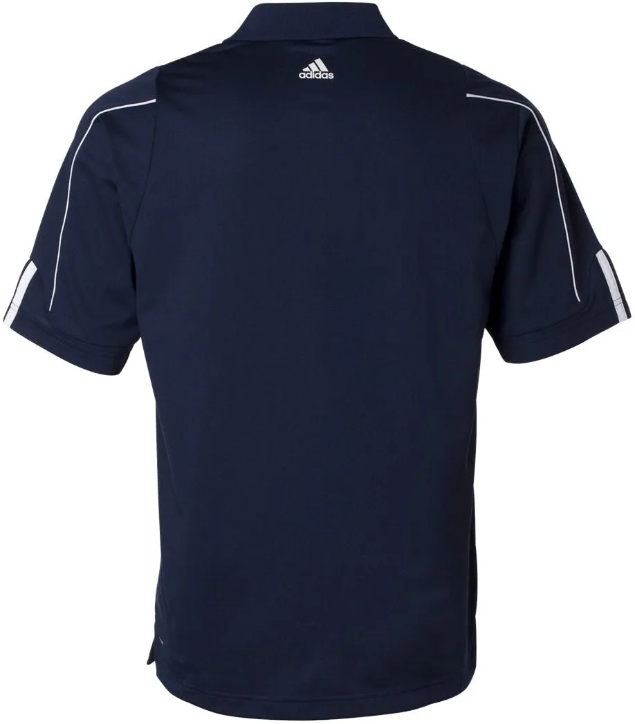 Adidas Climalite 3Stripes Cuff Polo