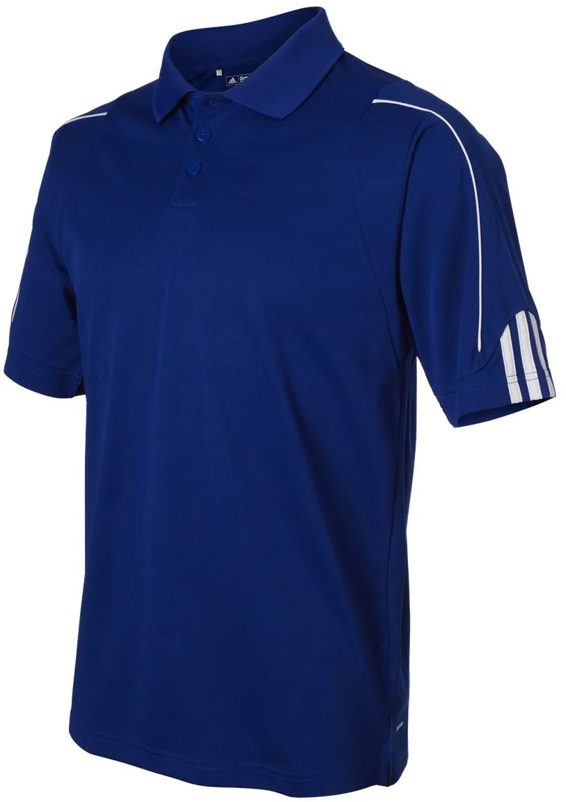 Adidas Climalite 3Stripes Cuff Polo