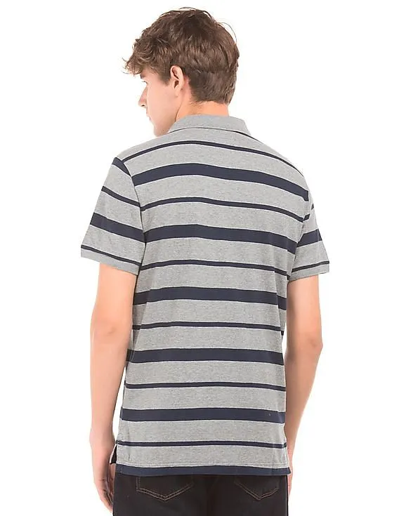 Aeropostale Striped Cotton Polo Shirt