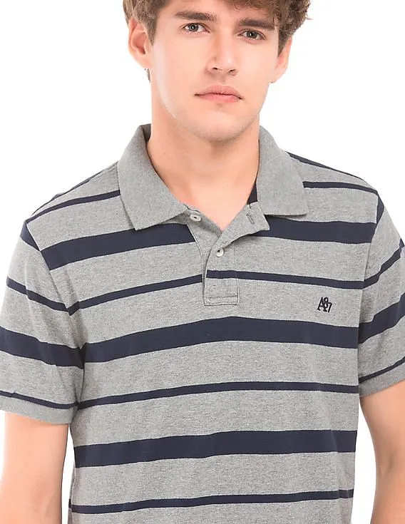 Aeropostale Striped Cotton Polo Shirt