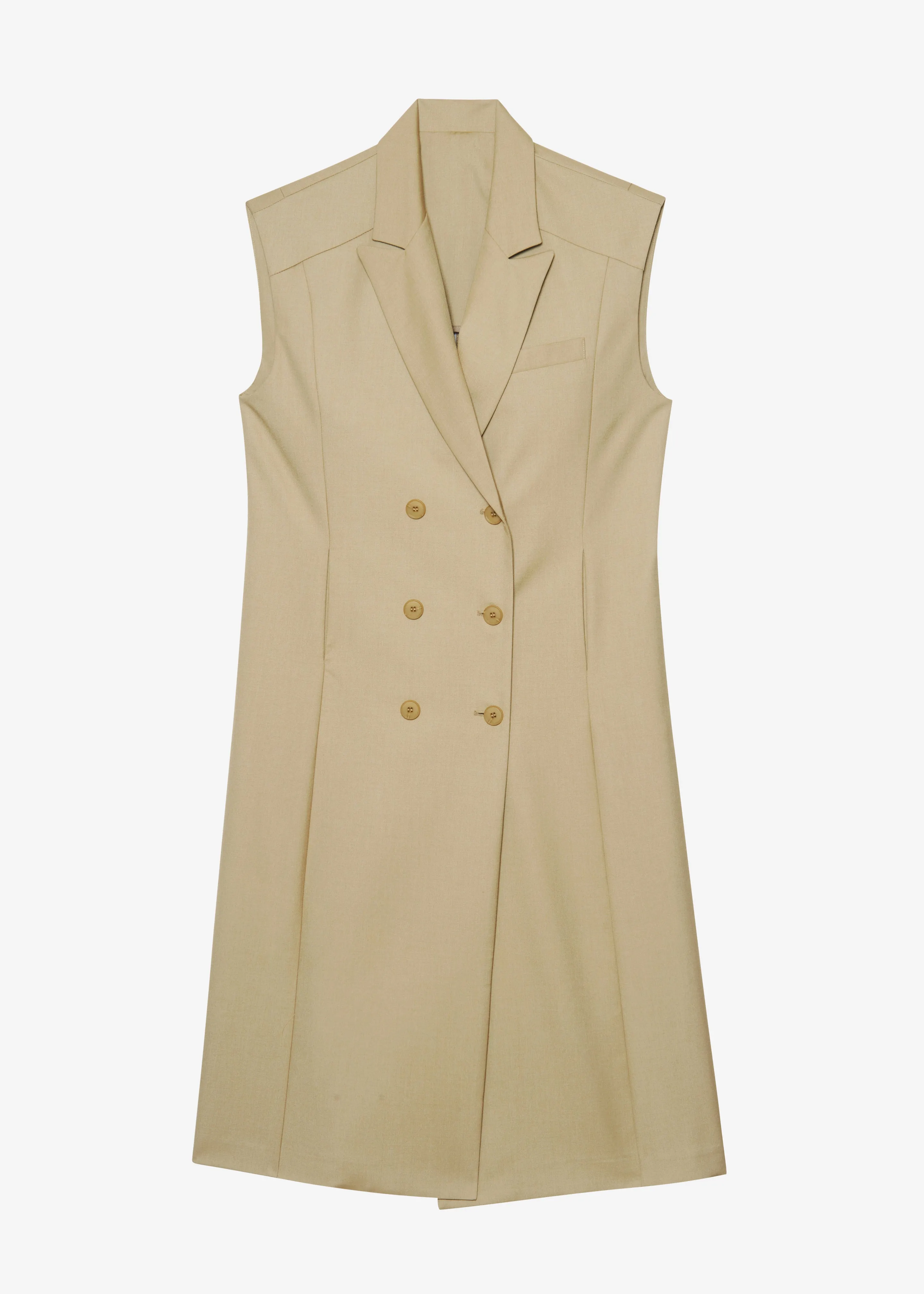 Alynn Vest Dress - Khaki