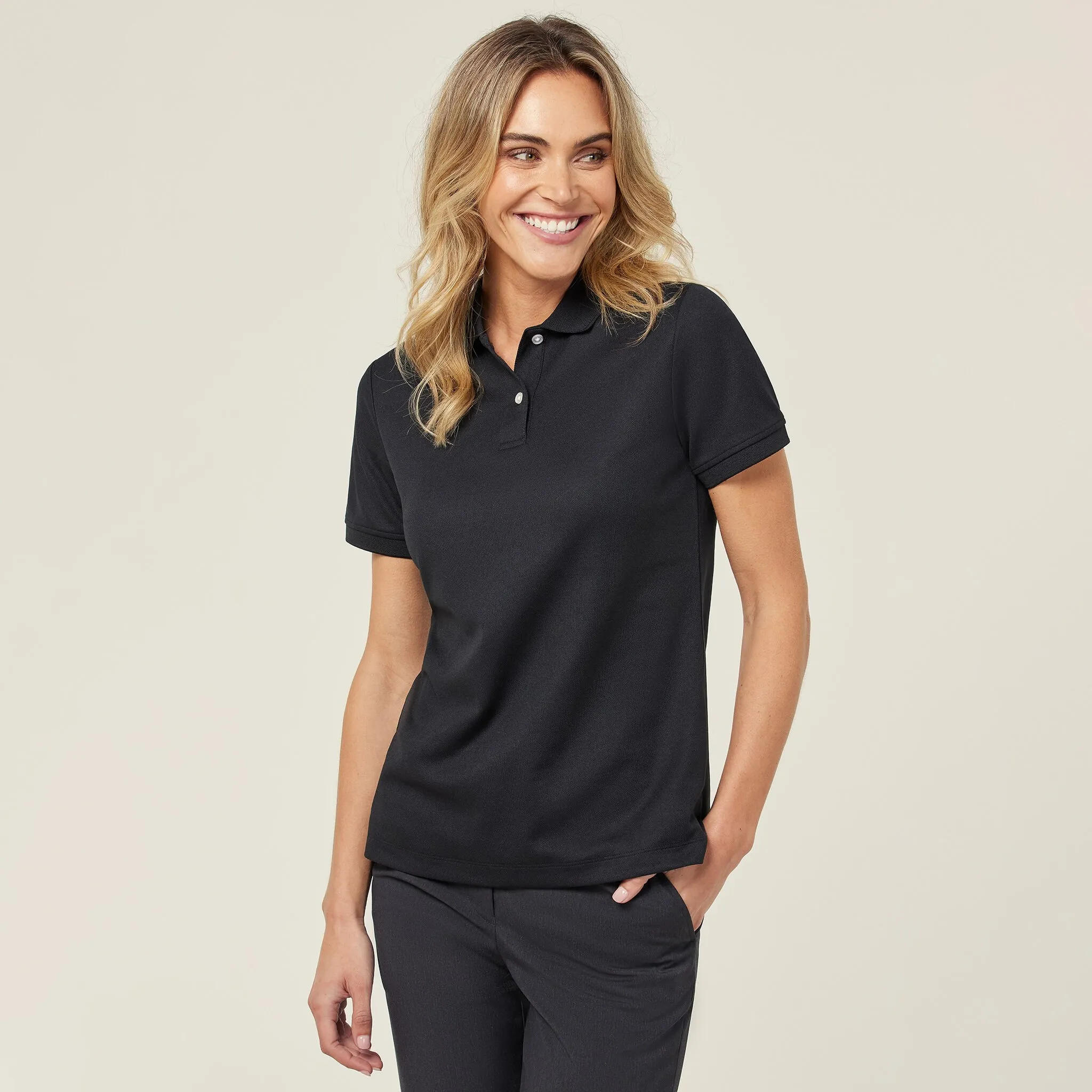 Antibacterial Polyface Short Sleeve Polo