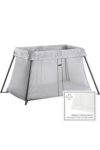 Baby Bjorn Travel Crib Bundle with Fitted Sheet