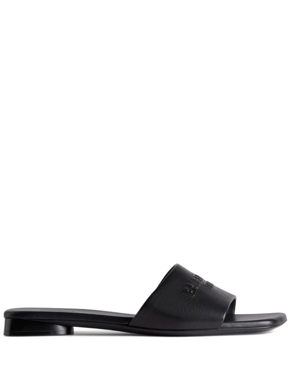 Balenciaga    Balenciaga Duty Free Leather Flat Sandals