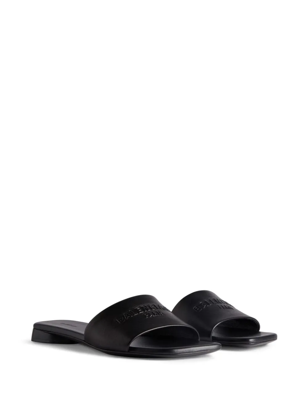 Balenciaga    Balenciaga Duty Free Leather Flat Sandals