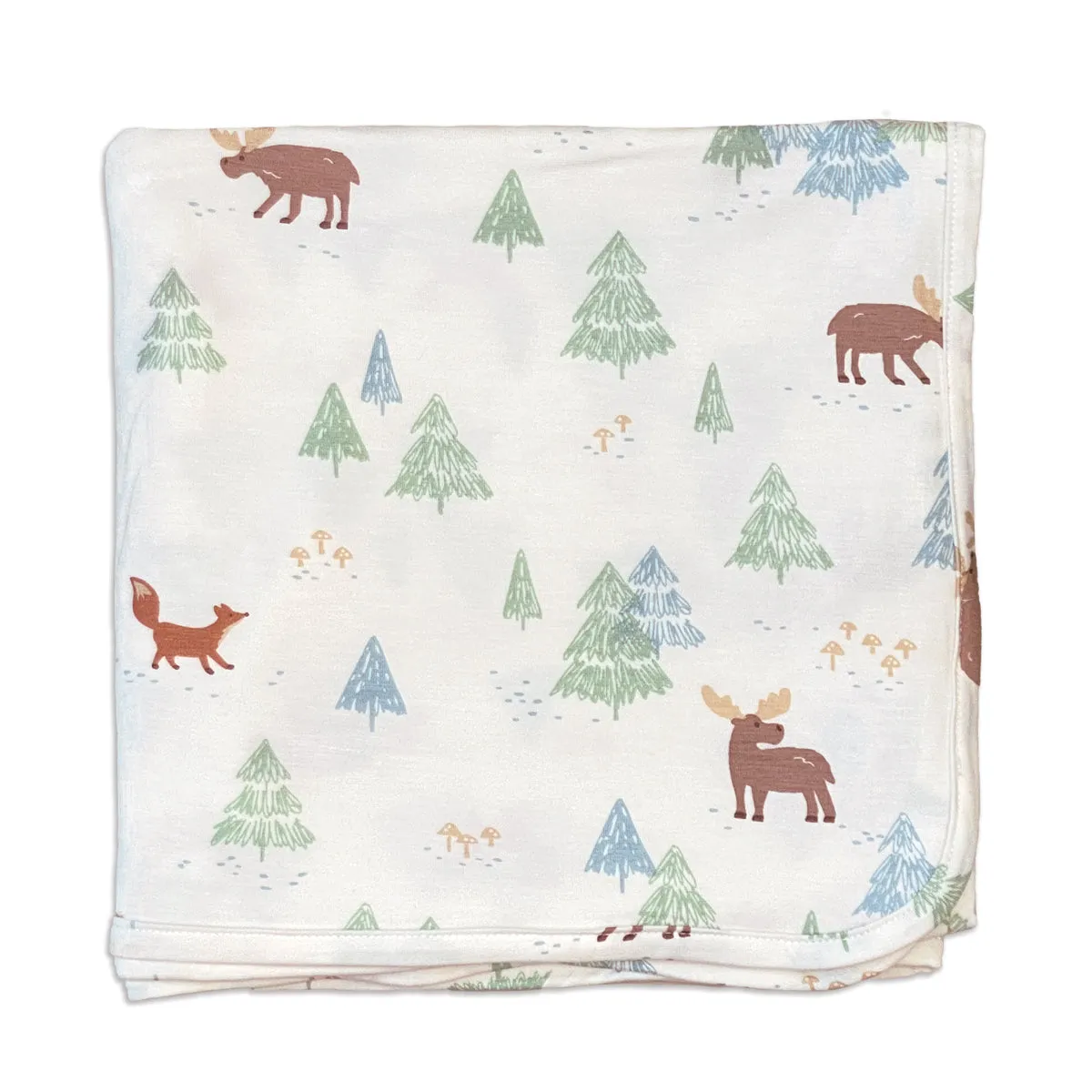 Bamboo Swaddle Blanket (Moose Woods Print)