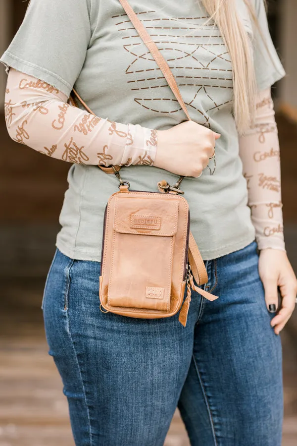 Bed|Stu Alelike Crossbody Bag [Tan Rustic]