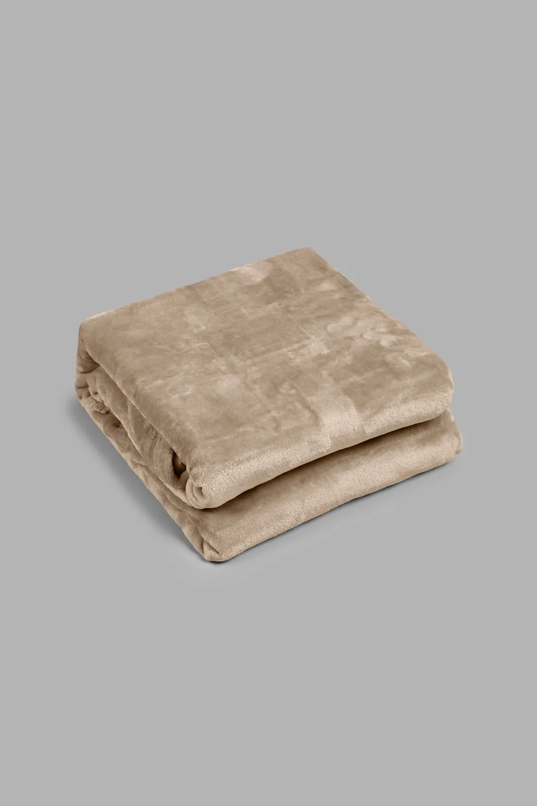 Beige Ultra Soft Blanket (Double Size)