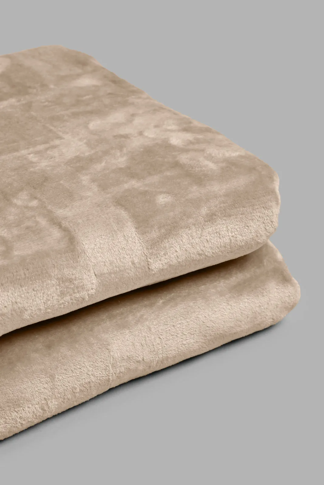 Beige Ultra Soft Blanket (Double Size)