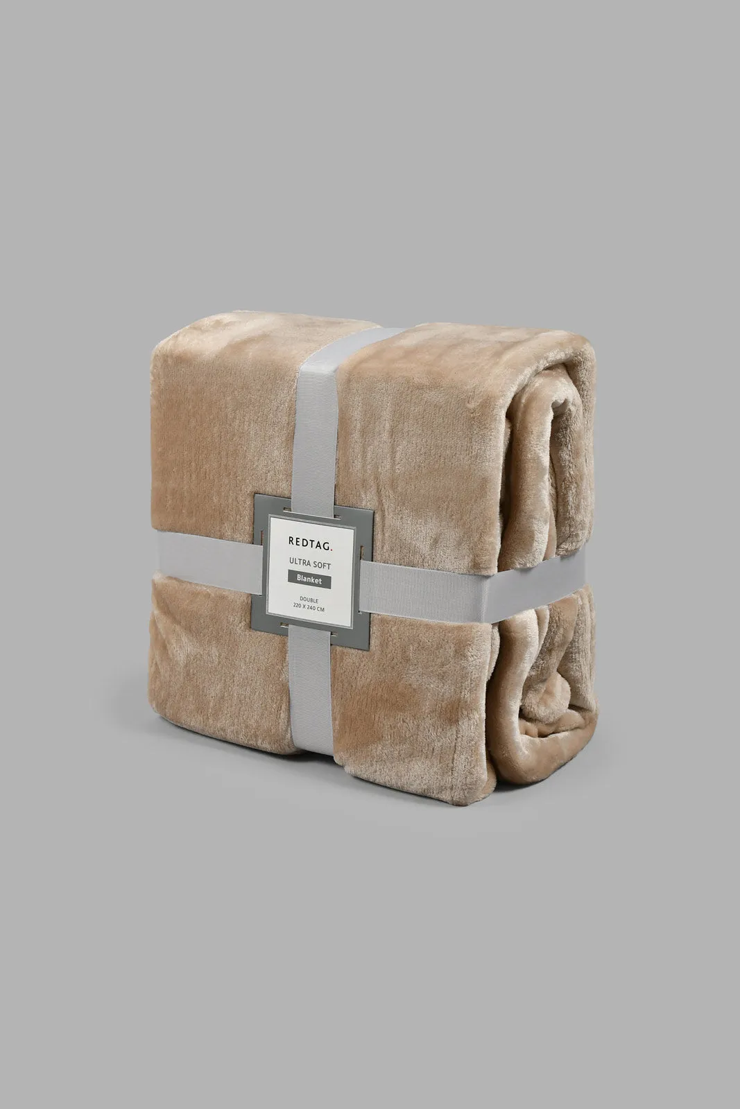 Beige Ultra Soft Blanket (Double Size)