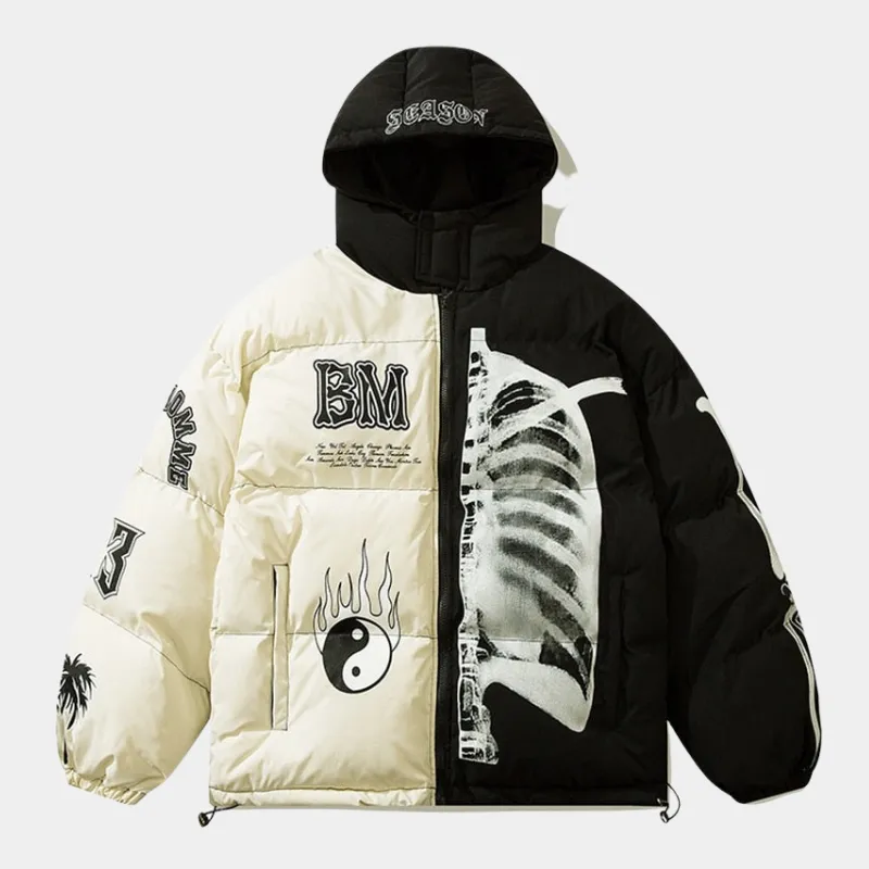 Bones | Oversized Streetstyle Puffer Jacket