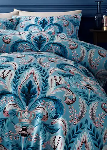 Bridgerton By Catherine Lansfield Regency Damask Duvet Cover Set | Kaleidoscope