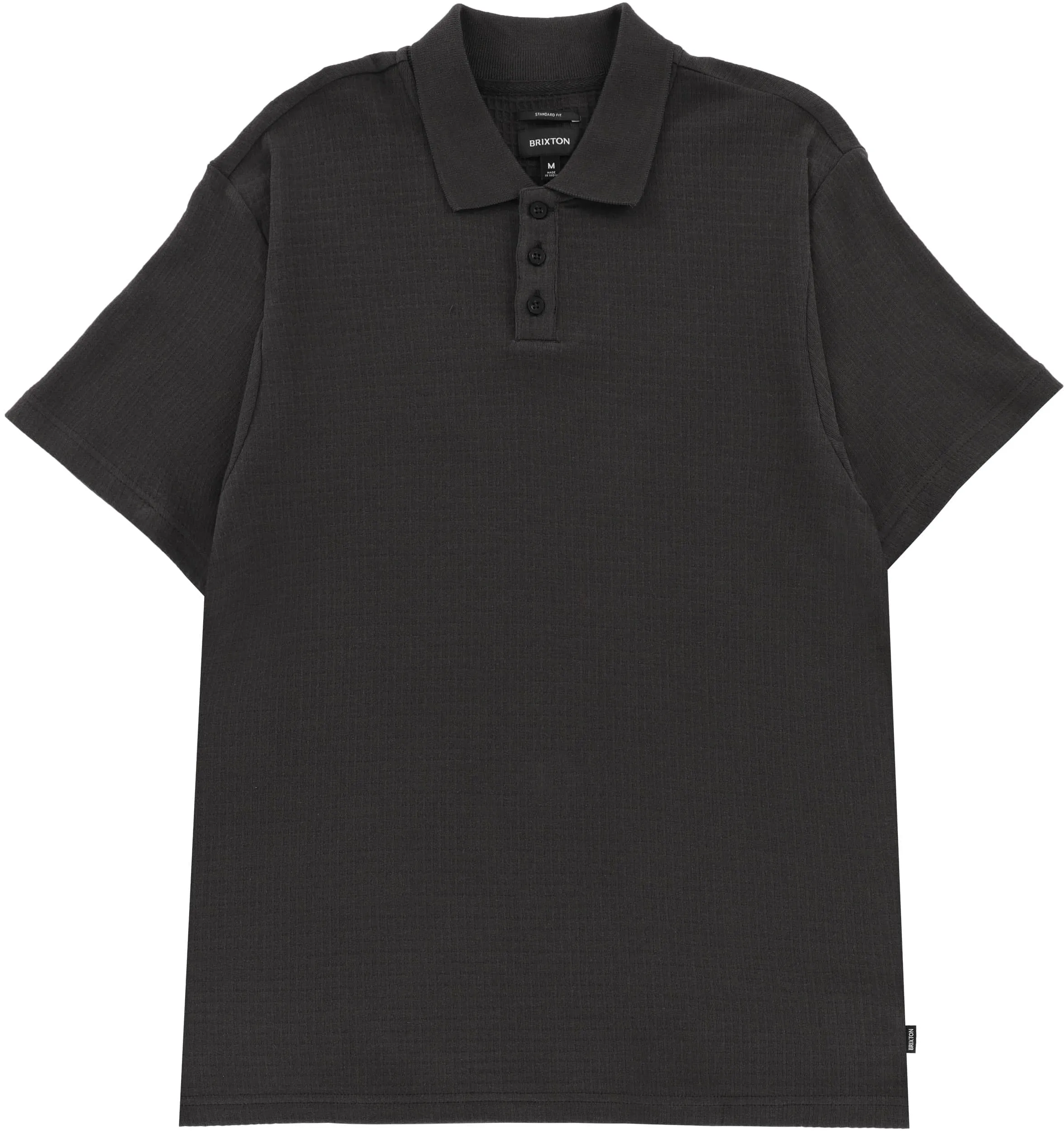 Brixton Textured Waffle Polo Shirt