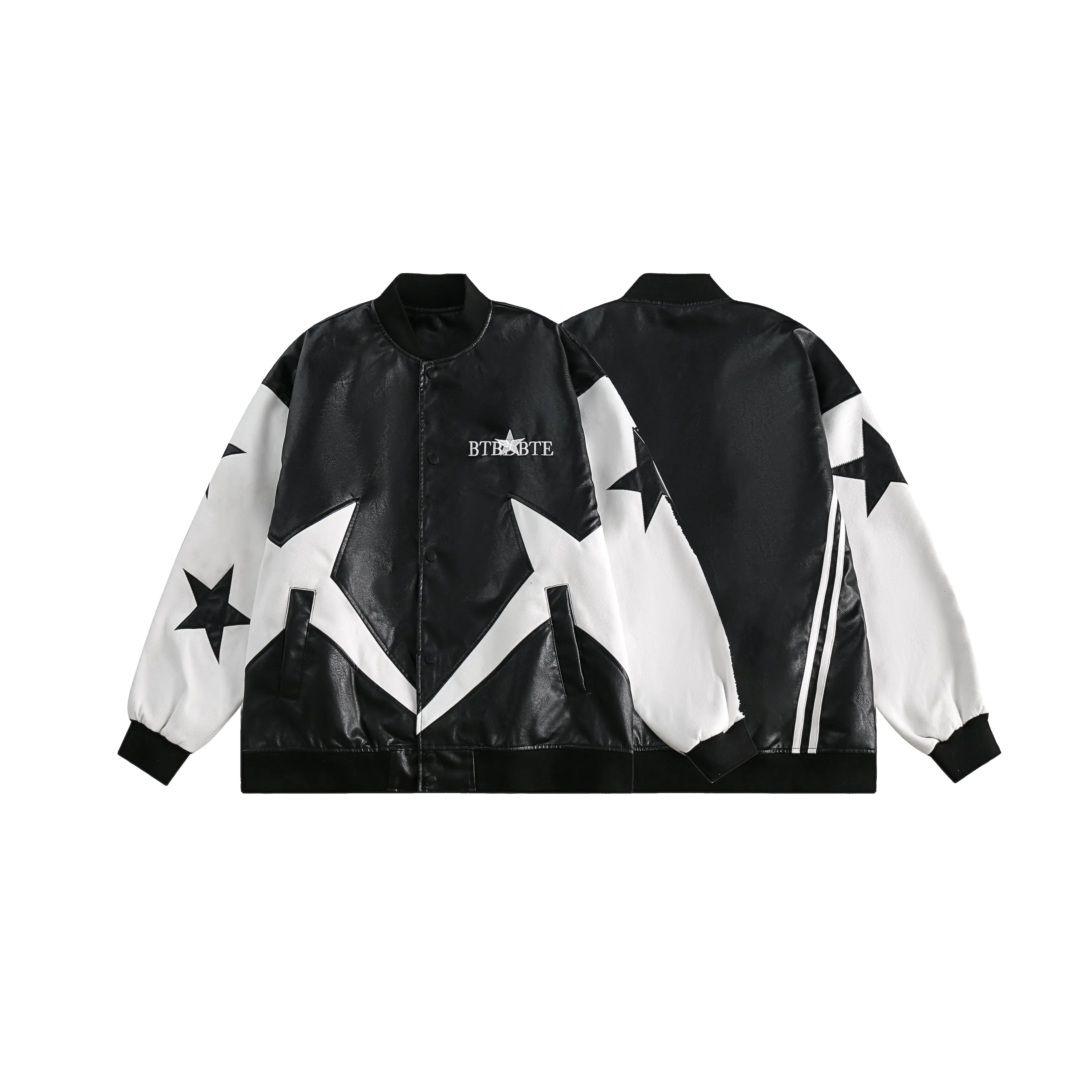 BTB | Embroidered Varsity Bomber Jacket