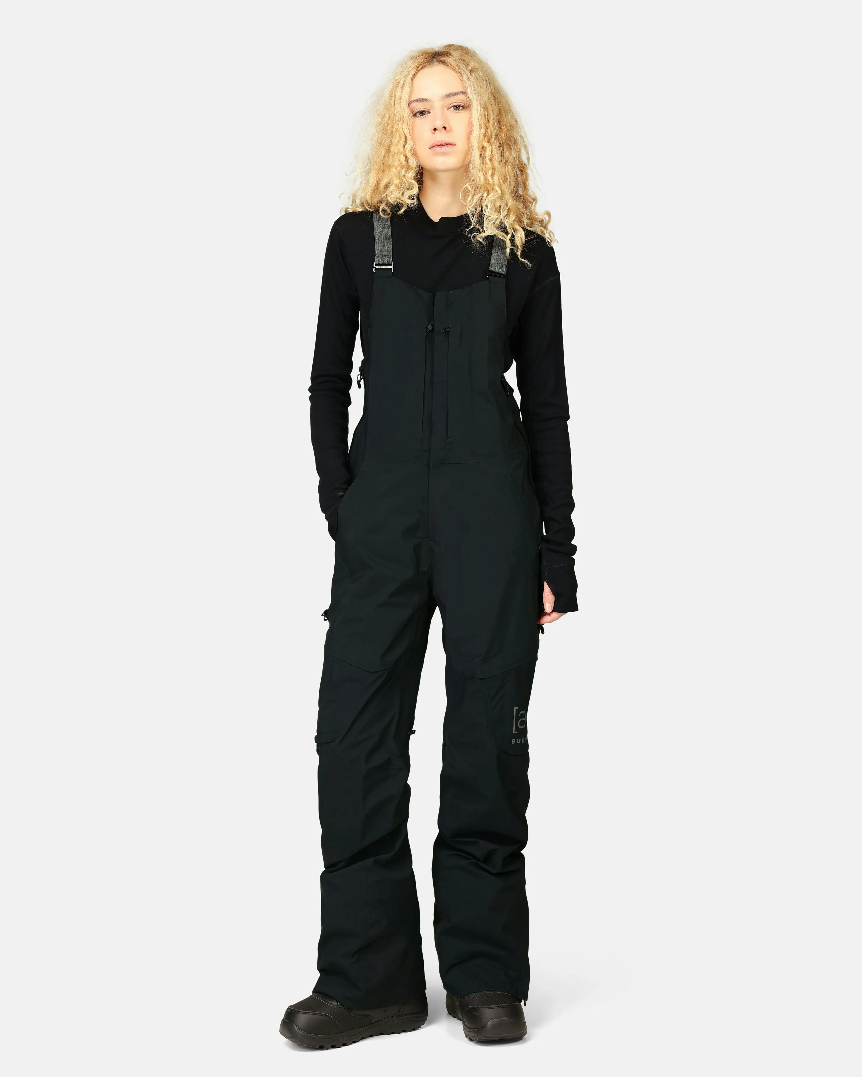 Burton Snowboard Pants - [ak] GORE-TEX 2L Kimmy Bib Black | Women | Junkyard