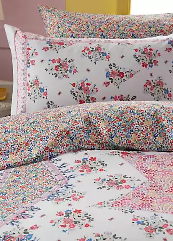 Cath Kidston Patchwork 100% Cotton Percale 180 Thread Count Duvet Cover Set | Kaleidoscope