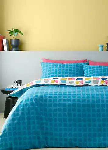 Catherine Lansfield Connect Geo Duvet Cover Set | Kaleidoscope