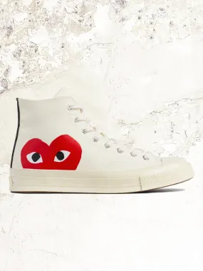 Comme Des Garons PLAY CONVERSE Red Heart Chuck Taylor All Star ’70 High