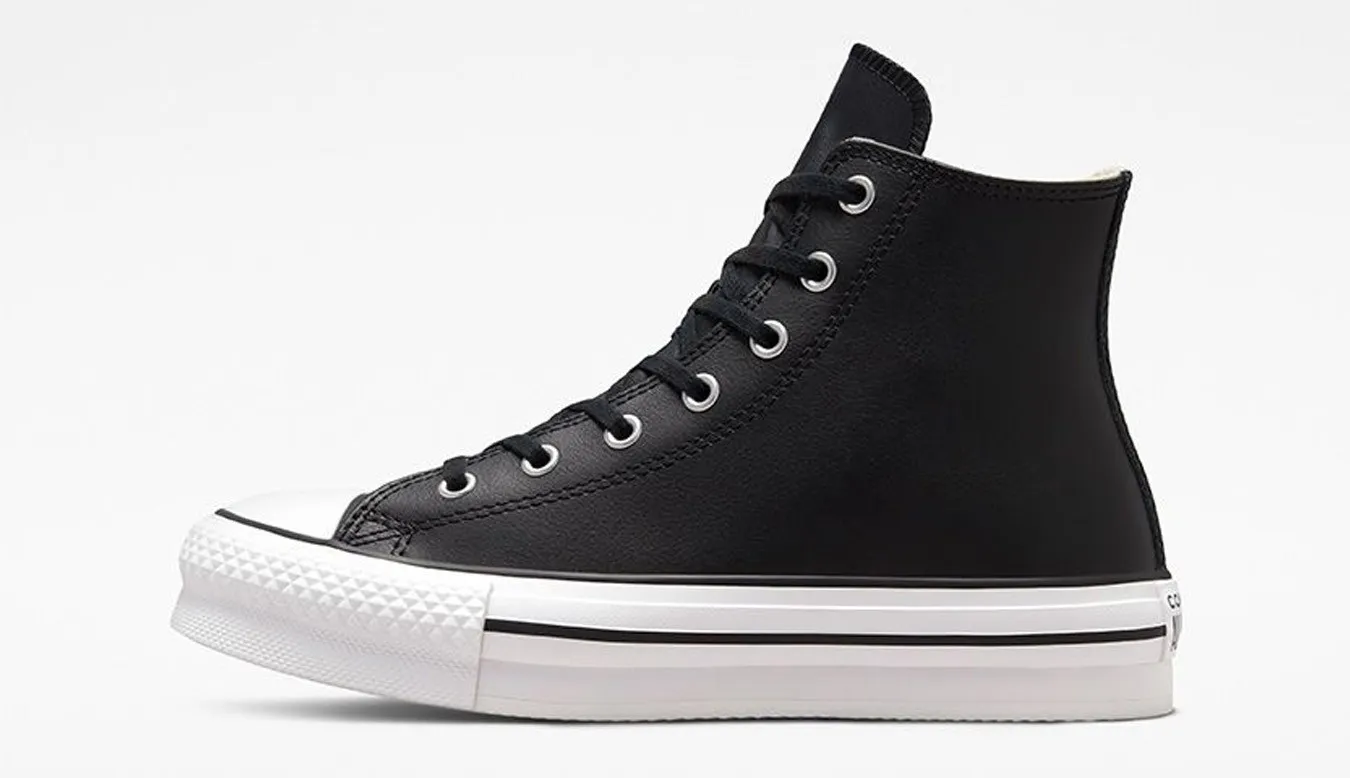 Converse Chuck Taylor All Star Eva Lift Platform Leather High Top