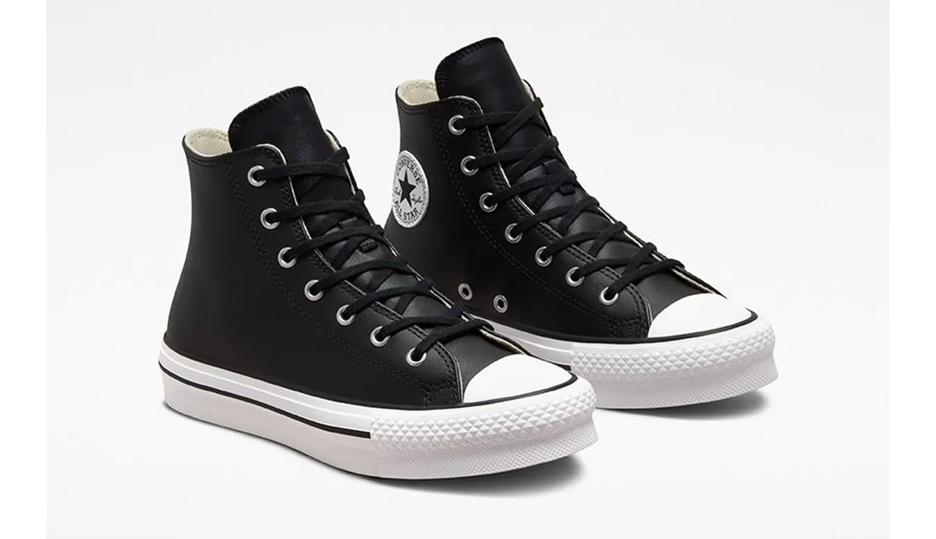 Converse Chuck Taylor All Star Eva Lift Platform Leather High Top