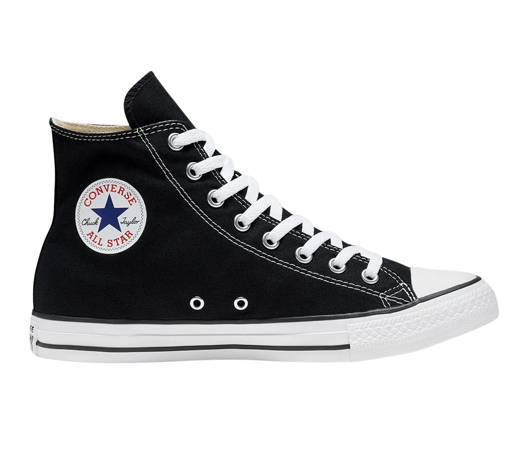 CONVERSE WOMEN'S CHUCK TAYLOR ALL STAR HIGH TOP BLACK/WHITE SHOE