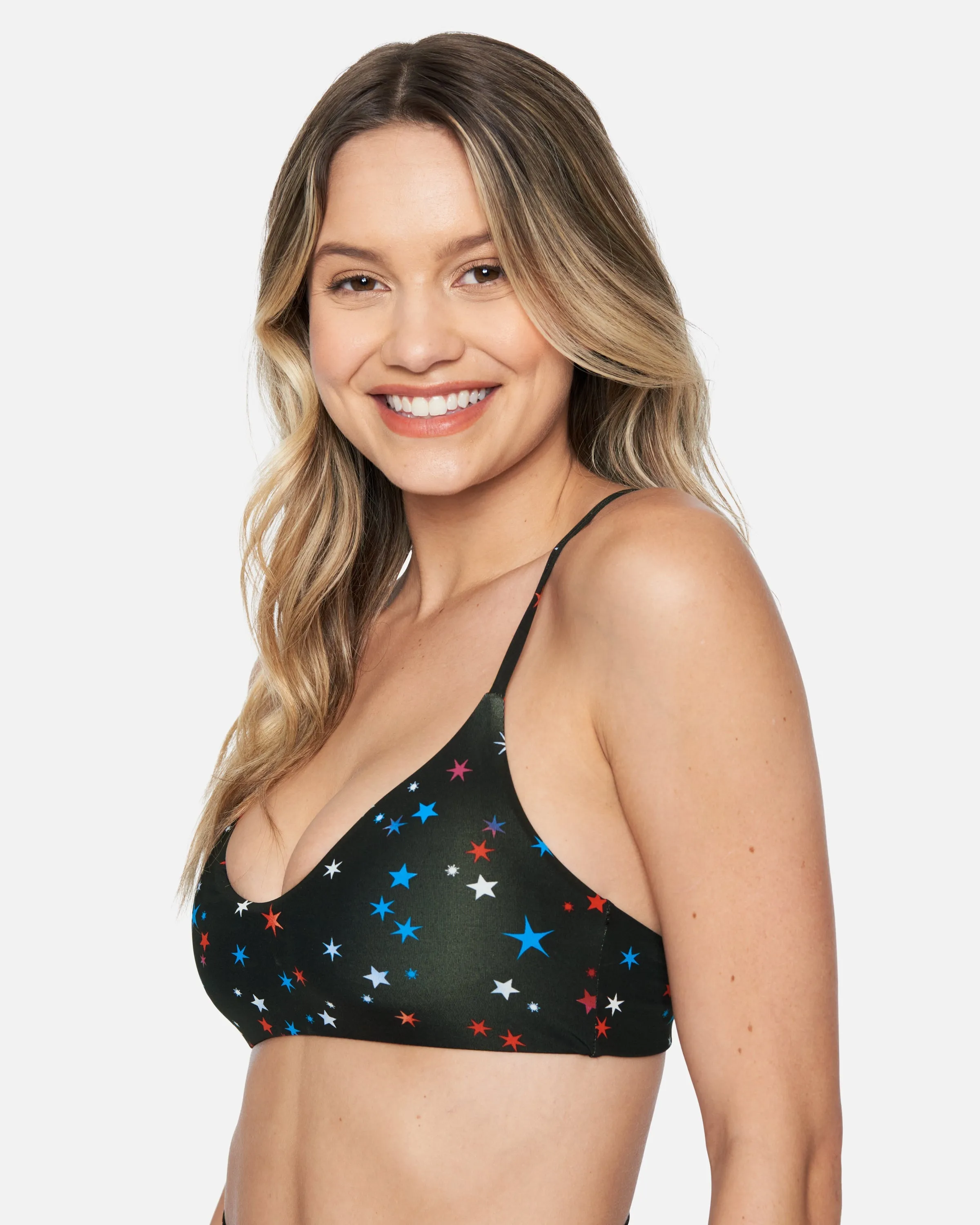 Cosmic Racerback Bikini Top