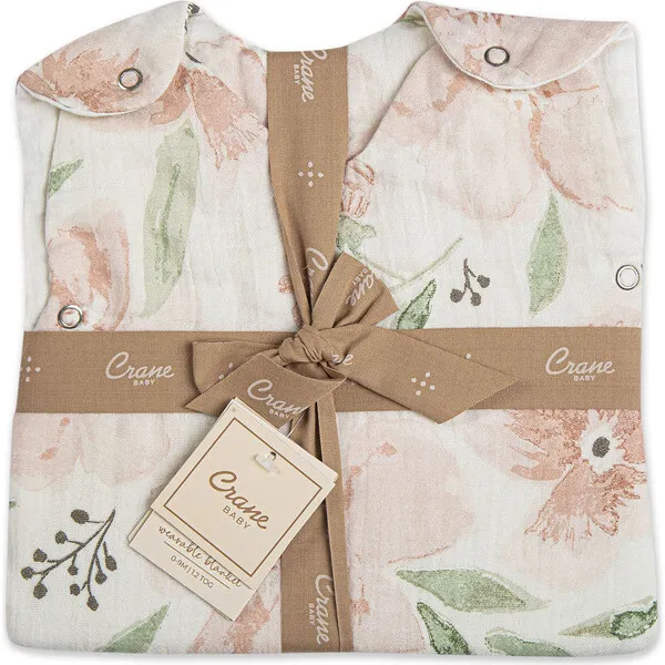 Crane Baby Wearable Blanket  (Muslin Floral), Parker