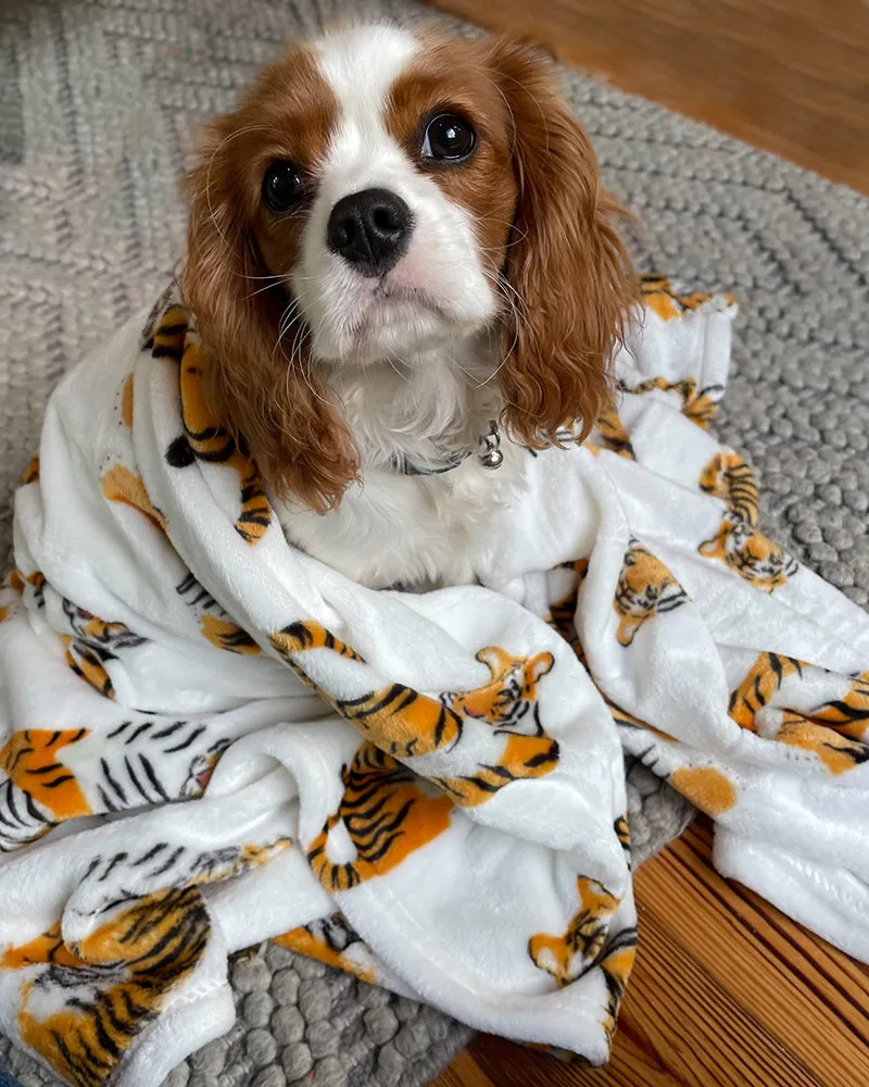 Cuddly Tiger Throw Blanket