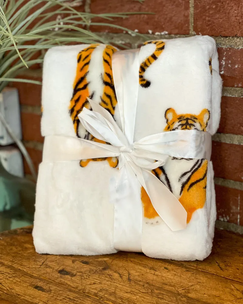 Cuddly Tiger Throw Blanket