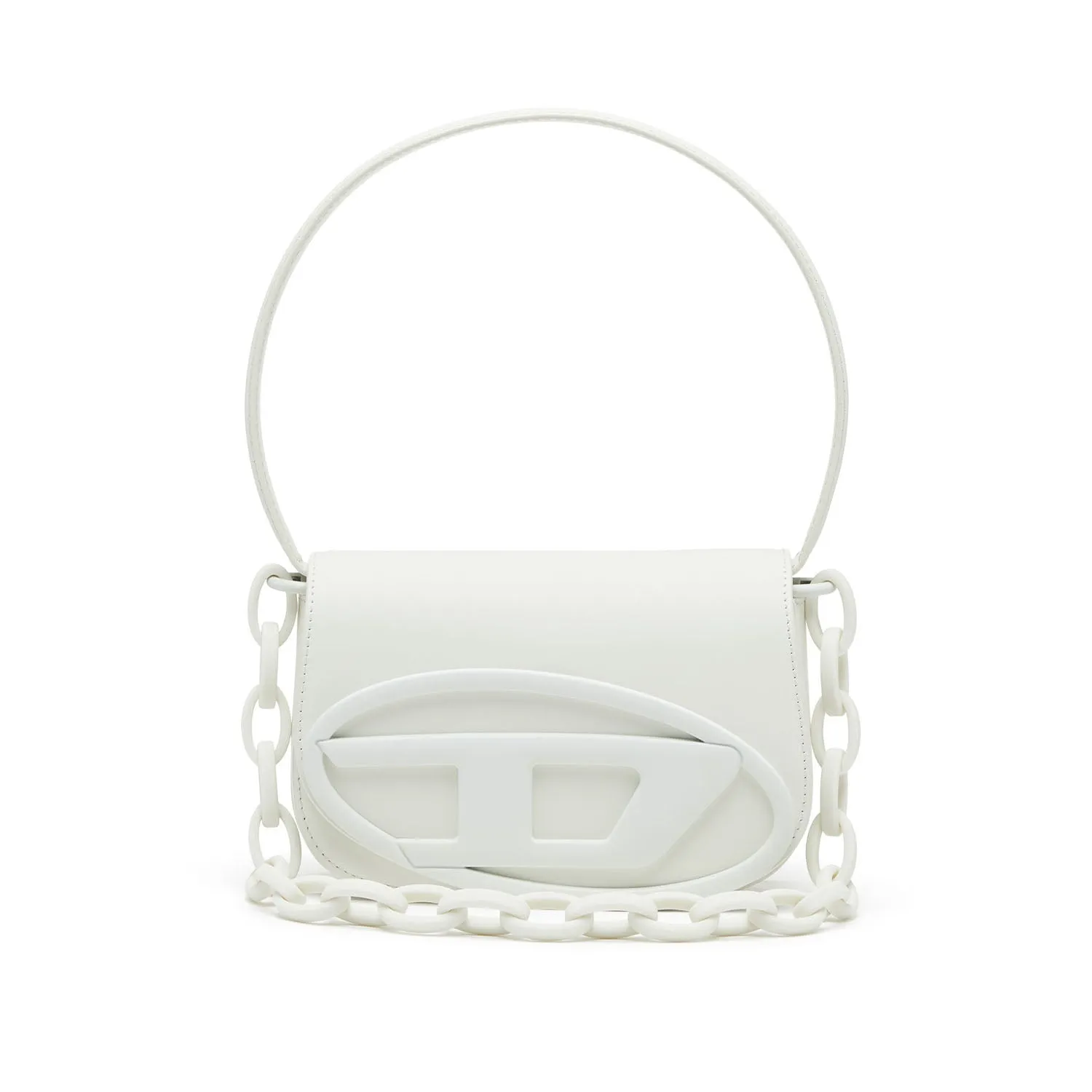 Diesel 1DR Shoulder Bag in White