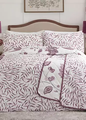 Dreams & Drapes Samira Duvet Cover Set - Plum | Kaleidoscope