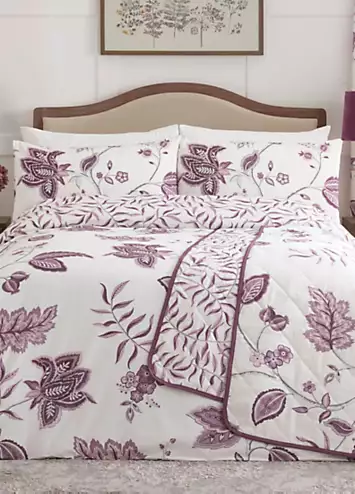 Dreams & Drapes Samira Duvet Cover Set - Plum | Kaleidoscope