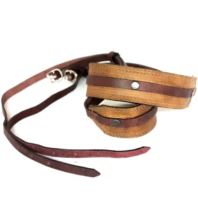 Dual Color Leather Camera Strap