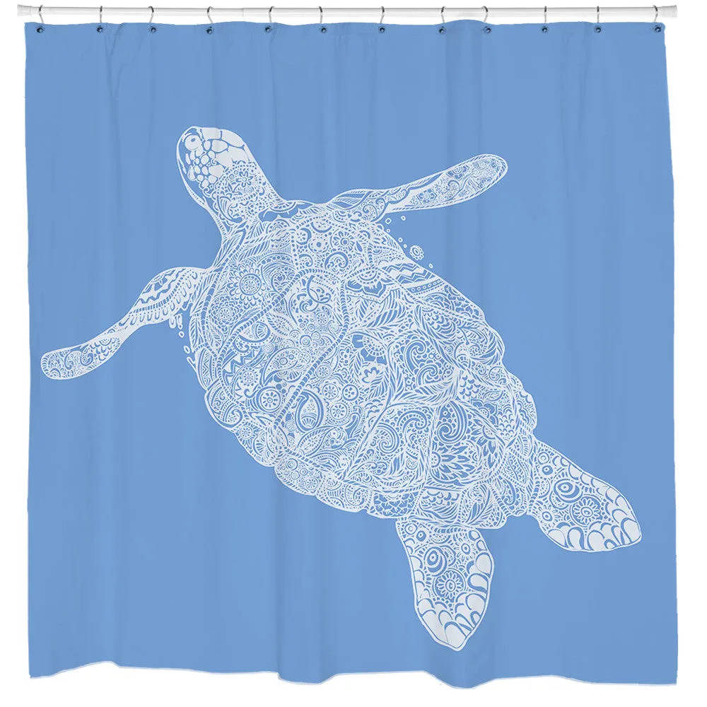 Elegant Turtle Shower Curtain