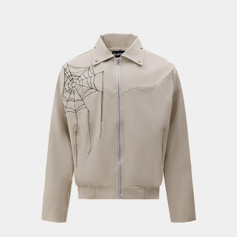 Embro Web | Embroidered Bomber Jacket