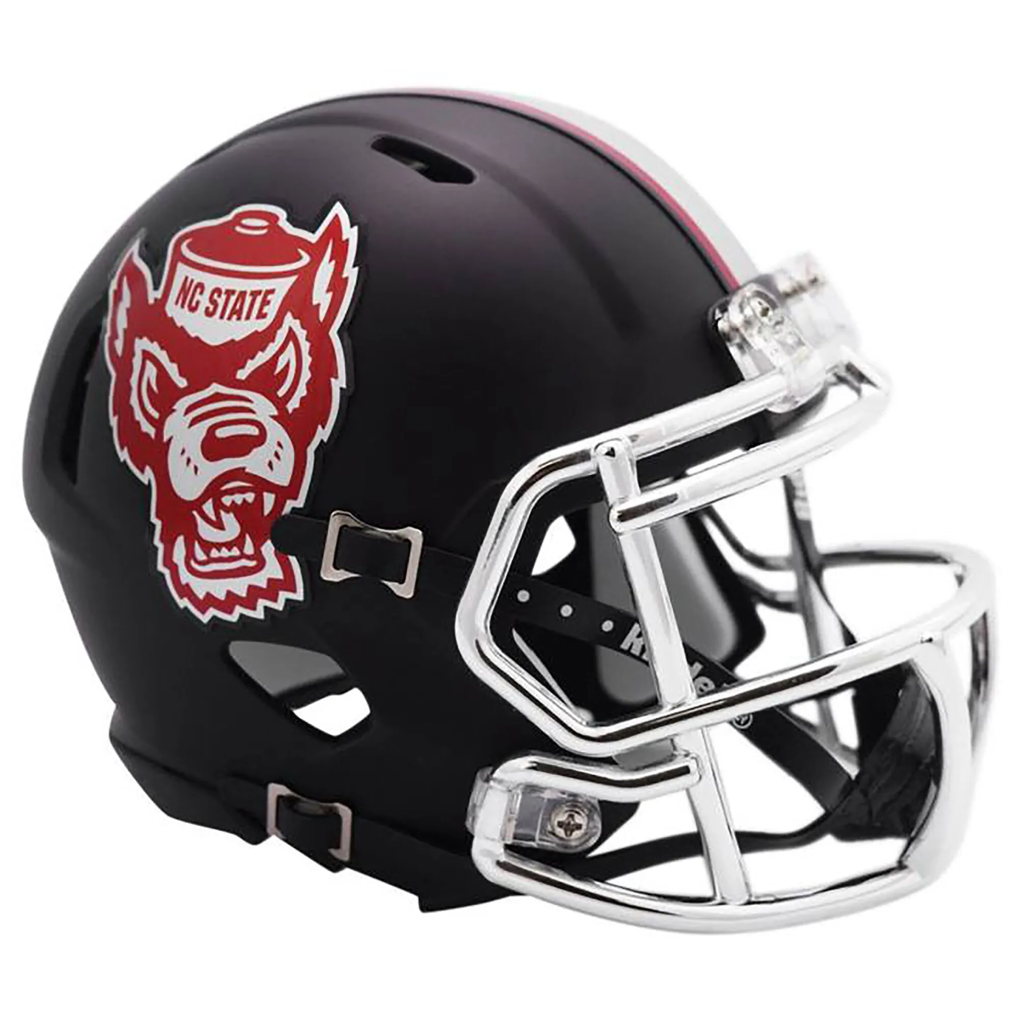 Fanatics Authentic NC State Wolfpack Riddell Black Howl Speed Mini Helmet