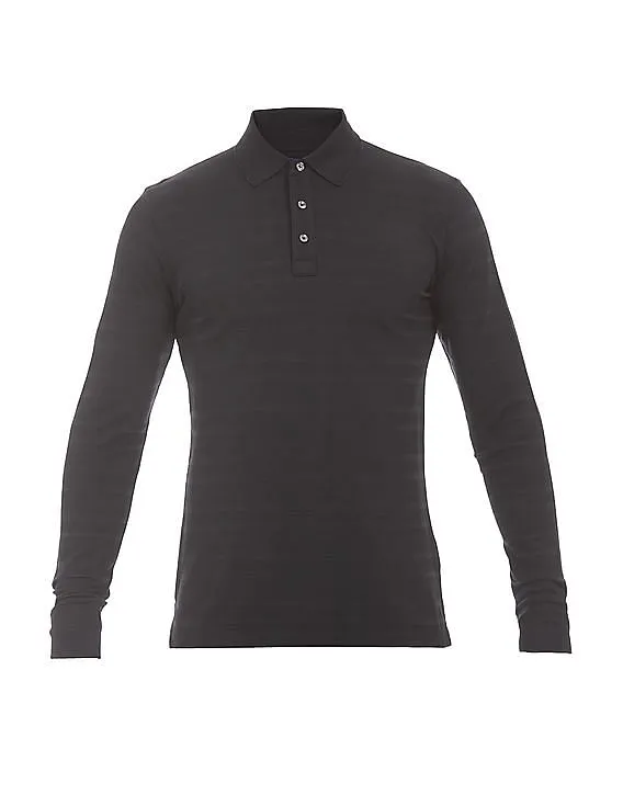 Gant Striped Pique Polo Shirt