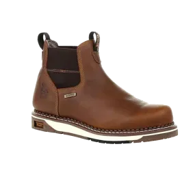 GB00353 - Georgia Men's  AMP LT Wedge Chelsea Work Boot