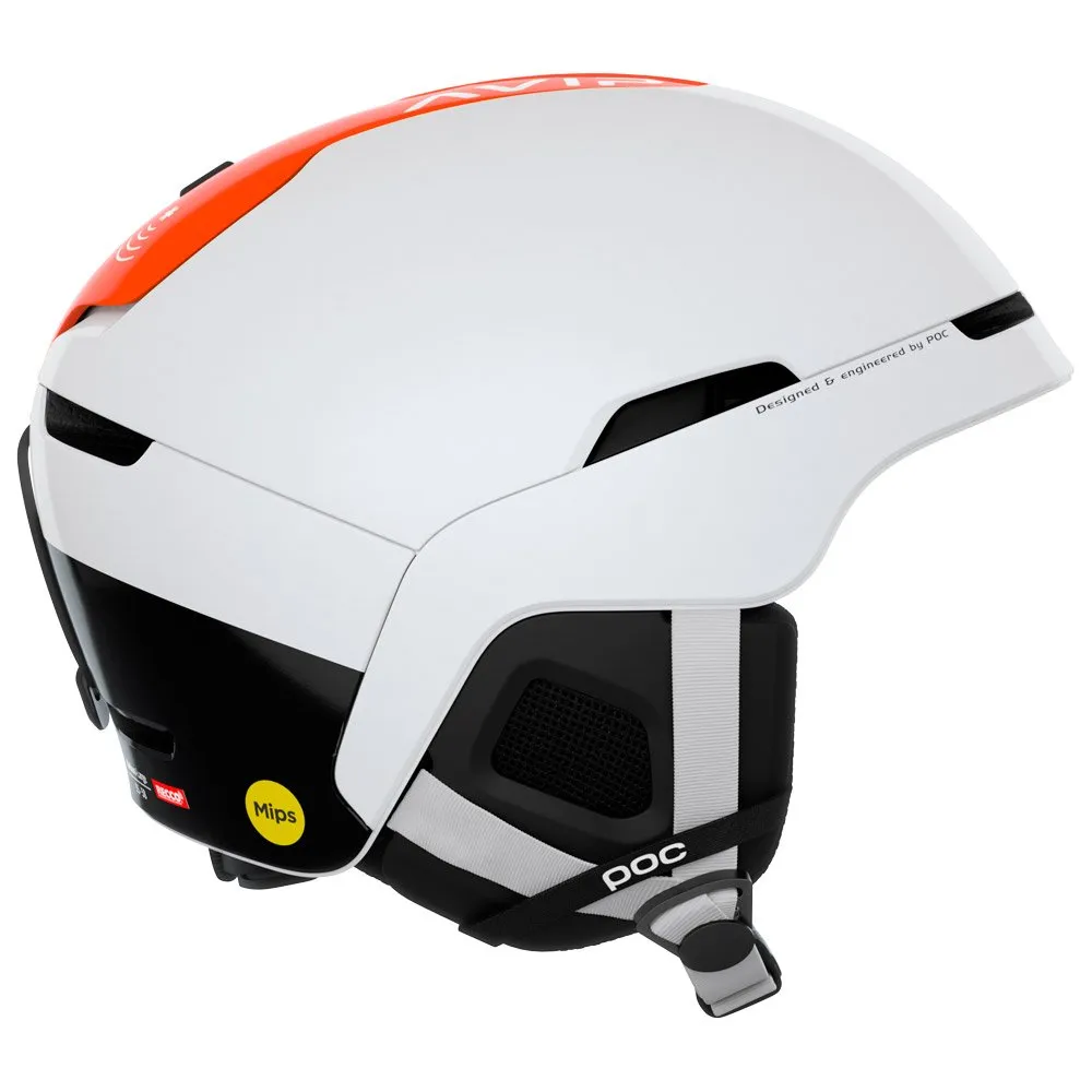 Helmet Poc ---Obex Bc Mips Hydrogen White Fluorescent Orange Avip