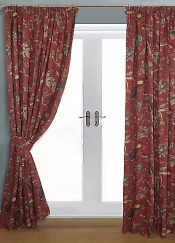 Home Curtains Windsor Pair of Printed Lined Pencil Pleat Curtains | Kaleidoscope