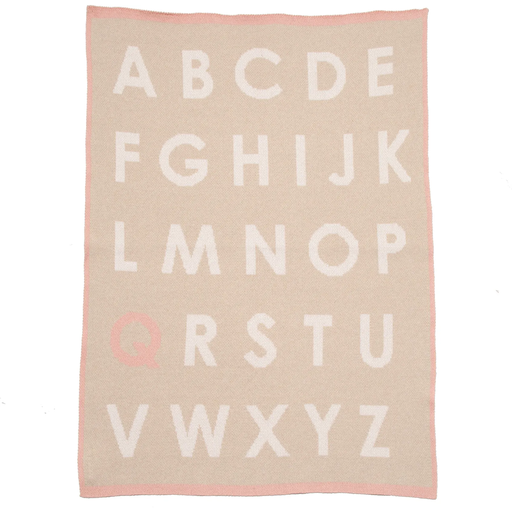 in2green Personalized Baby ABC Blanket, Cameo