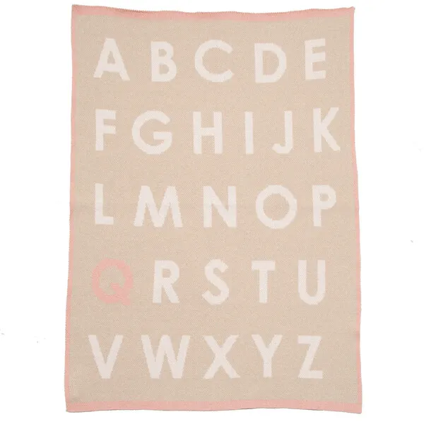 in2green Personalized Baby ABC Blanket, Cameo