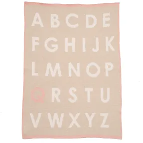 in2green Personalized Baby ABC Blanket, Cameo