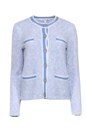 J.Crew - Light Blue & Lavender Blend Button Front Cardigan Sz XS