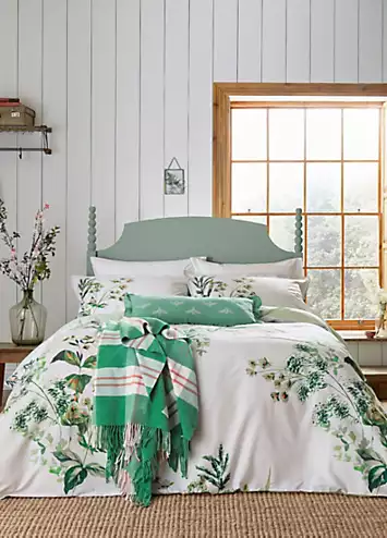 Joules Lakeside Floral Cotton 180 Thread Count Duvet Cover Set | Kaleidoscope