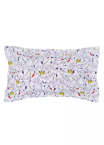 Joules Linear Dogs Cotton Duvet Cover Set | Kaleidoscope