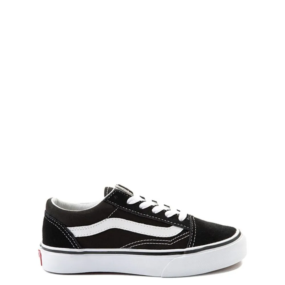 Journeys Vans Old Skool Skate Shoe - Little Kid / Big Black White