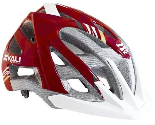 Kali Avita Composite MTB Helmet - Zebra - Red